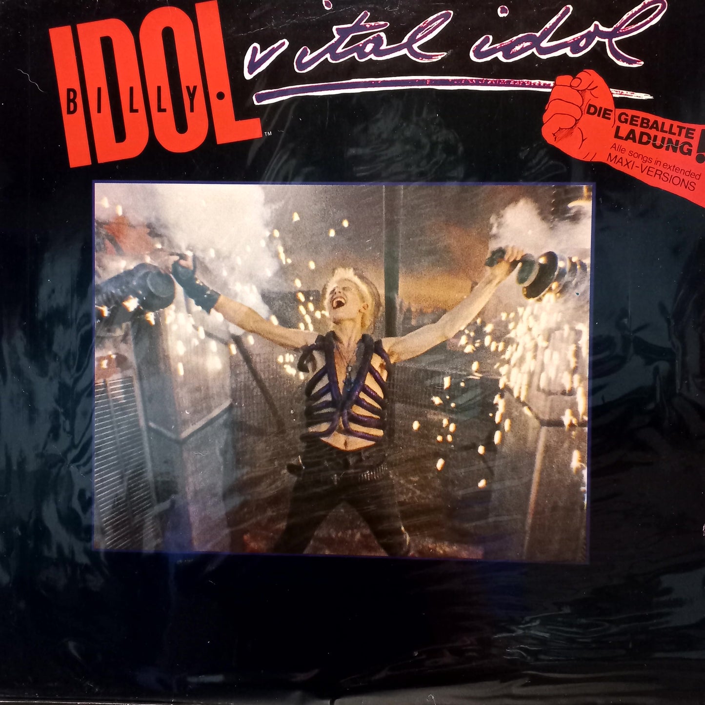 Billy Idol Vital Idol Greatest Hits Lp 2da Mano Usado en Excelente Estado