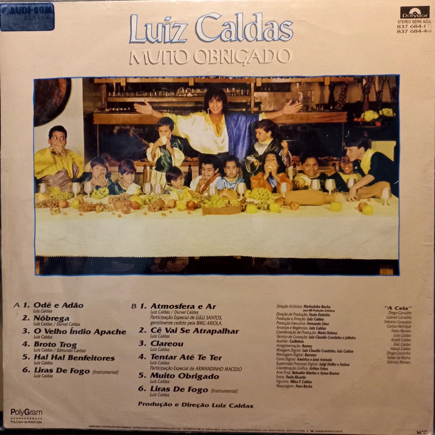 Luiz Caldas Muito Obrigado Inc Ode e Odao Lp 2da Mano Usado en Excelente Estado