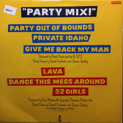 B52s Party Mix inc. remix de Private Idahoe Lp 2da Mano Usado en Excelente Estado