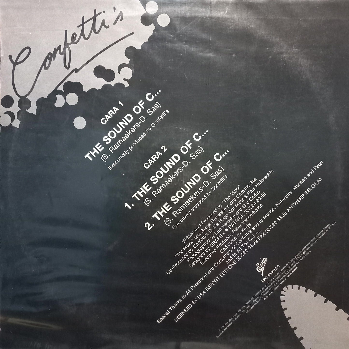 Confettis The Sound of C 90s Maxi 2da. Mano Usado en Muy Buen Y/O Excelente Estado