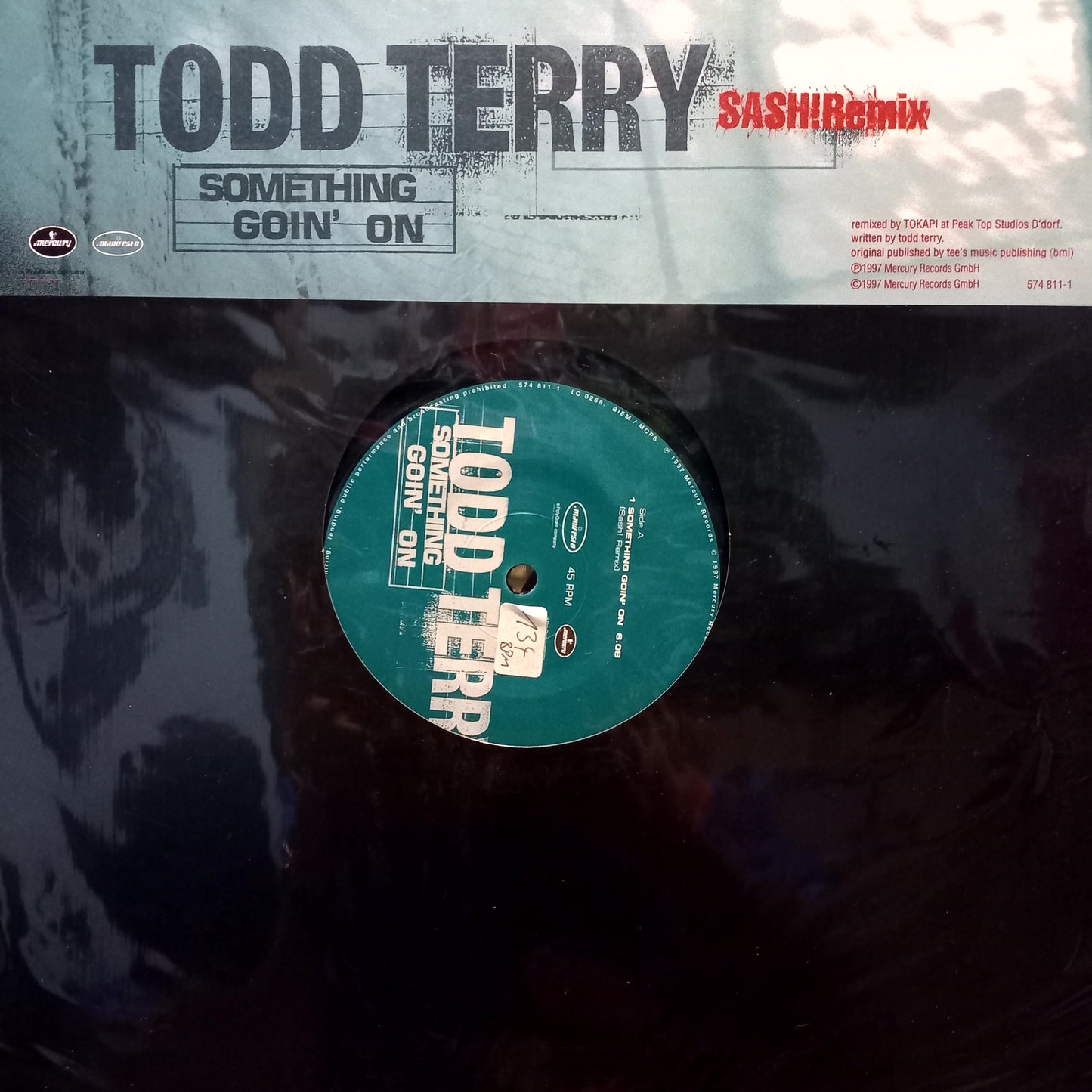 Todd Terry Something Going On Sash Remix Maxi 2da. Mano Usado en Excelente Estado