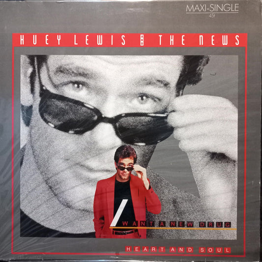 Huey Lewis and the News I want a new drug Maxi 2da. Mano Usado en Excelente