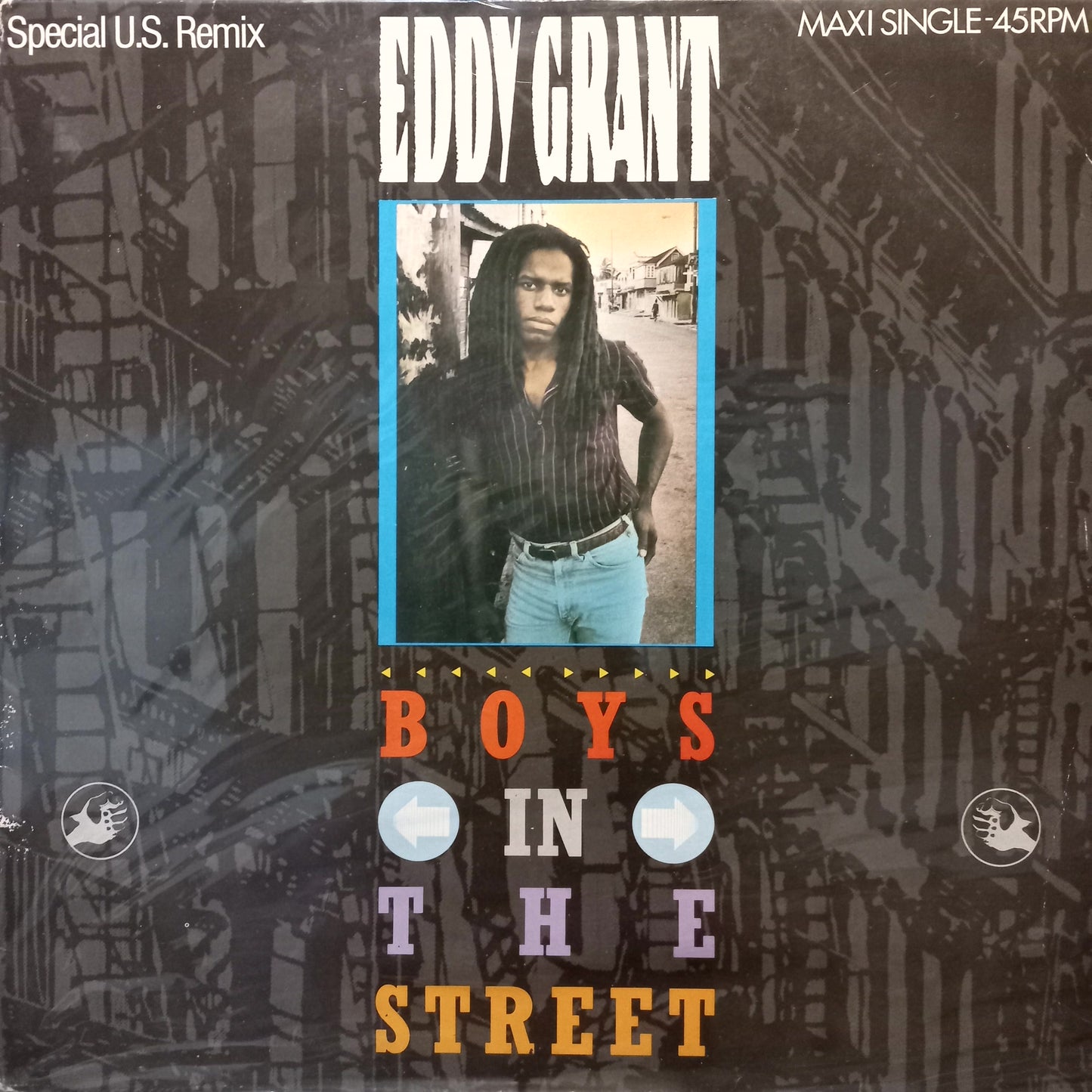 Eddy Grant Boys in the Street Maxi 2da. Mano Usado en Muy Buen Y/O Excelente Estado