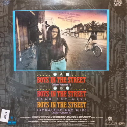 Eddy Grant Boys in the Street Maxi 2da. Mano Usado en Muy Buen Y/O Excelente Estado