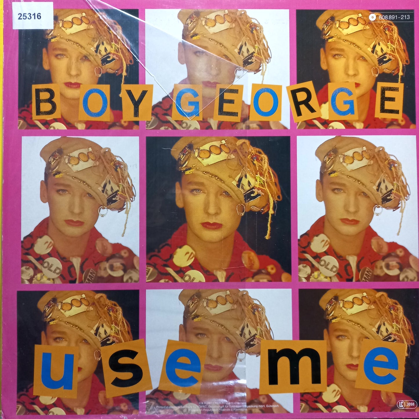 Boy George Everything I own Maxi 2da. Mano Usado en Excelente Estado