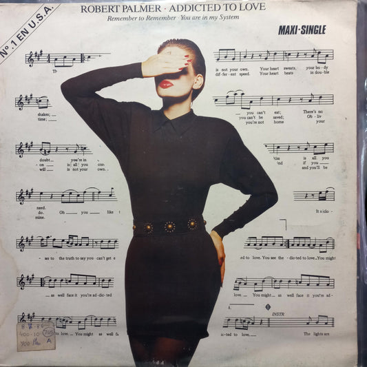 Robert Palmer Addicted to love Maxi 2da. Mano Usado en Excelente Estado