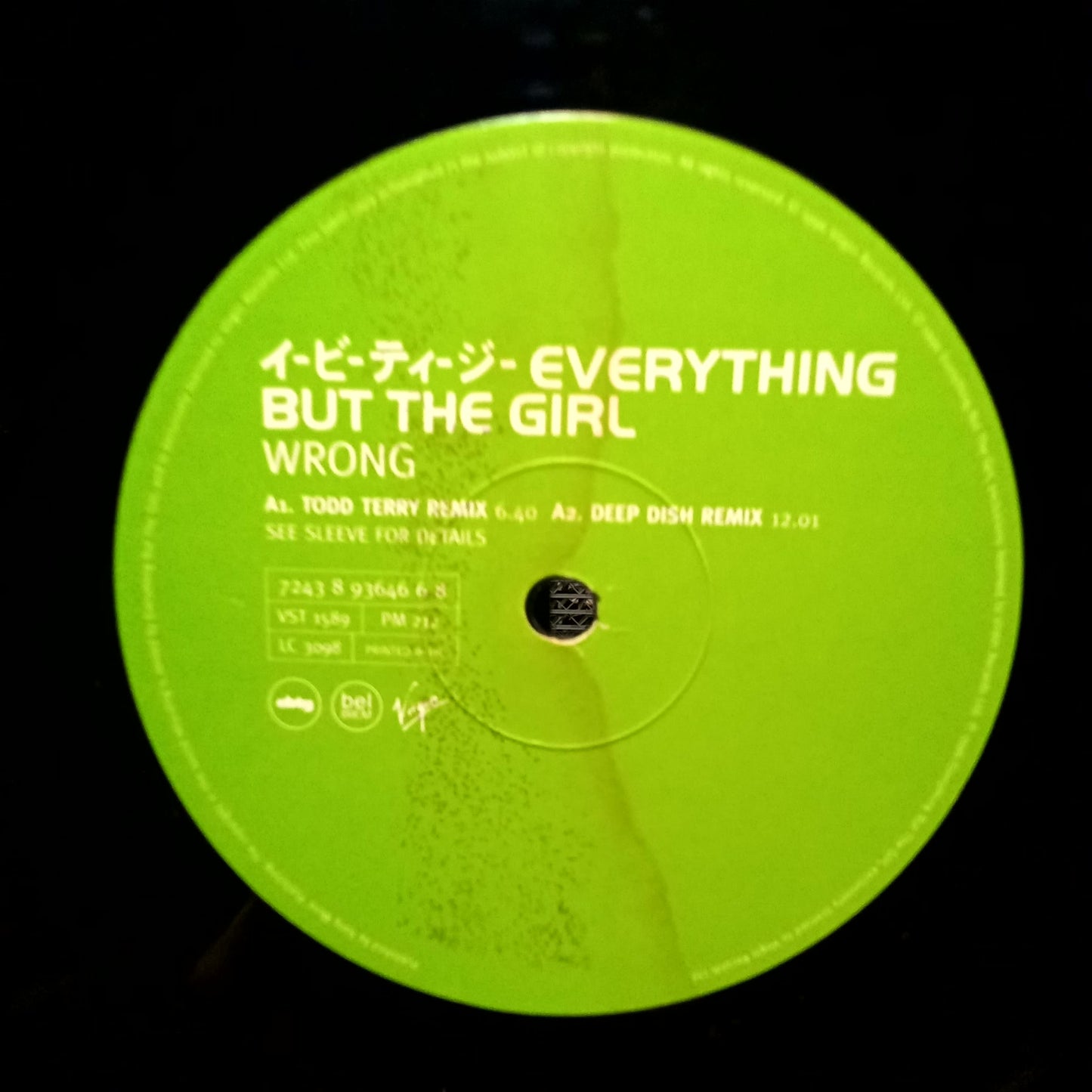 Everything but the Girl Wrong Maxi 2da. Mano Usado en Excelente Estado