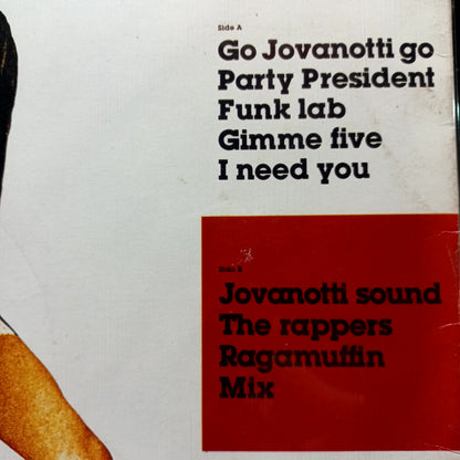 Jovanotti For President Inc. Ragamuffin Lp 2da Mano Usado en Excelente Estado