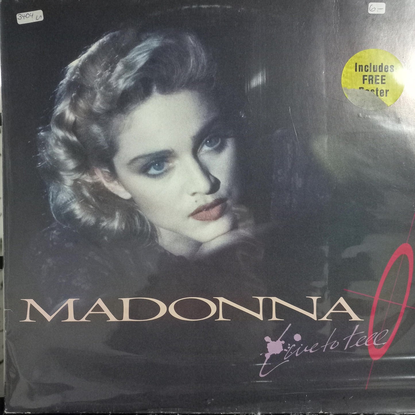 Madonna Live to Tell Maxi 2da. Mano Usado en Excelente Estado