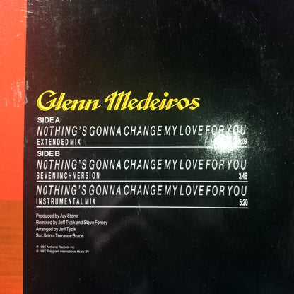 Glen Medeiros Nothing Gonnna Change My Love For You Maxi 2da. Mano Usado en Muy Buen y/o Excelente Estado