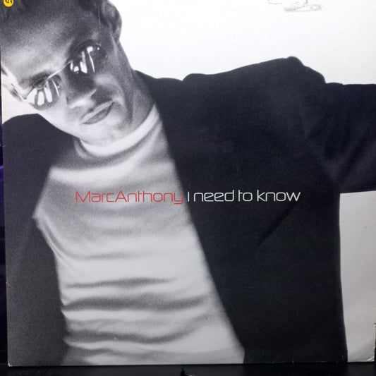 Marc Anthony You Need to Know Maxi 2da. Mano Usado en Excelente Estado