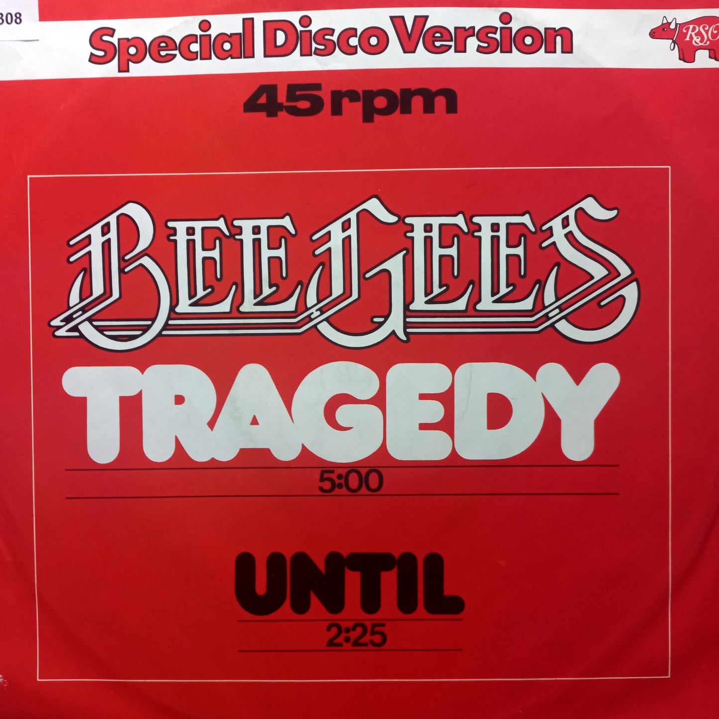 Bee Gees Tragedy Maxi 2da. Mano Usado en Excelente Estado