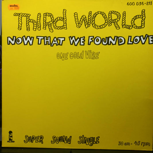 Third World Now That we found love Maxi 2da. Mano Usado en Excelente Estado