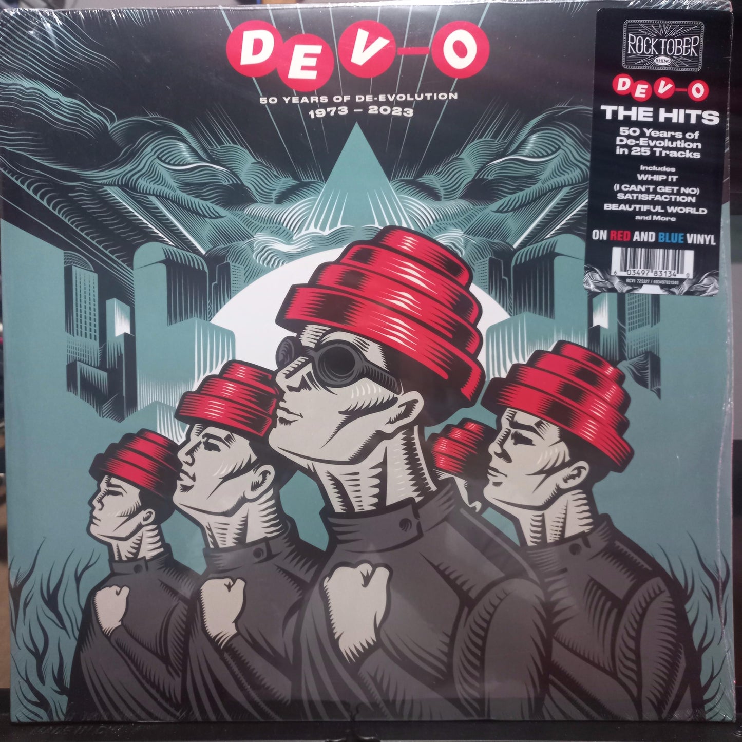 Devo 50 Years of DE Evolution Greatest Hits 2023 LP Nuevo