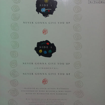 Rick Astley Never Gonna Give You Up Maxi 2da. Mano Usado en Excelente Estado