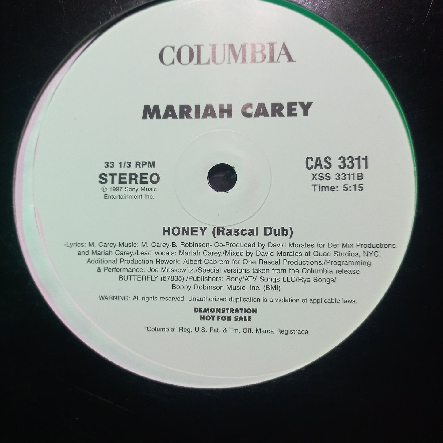 Mariah Carey Honey Maxi 2da. Mano Usado en Excelente Estado