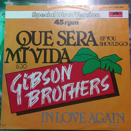 Gibson Brothers Que sera de mi Vida Maxi 2da. Mano Usado en Excelente Estado