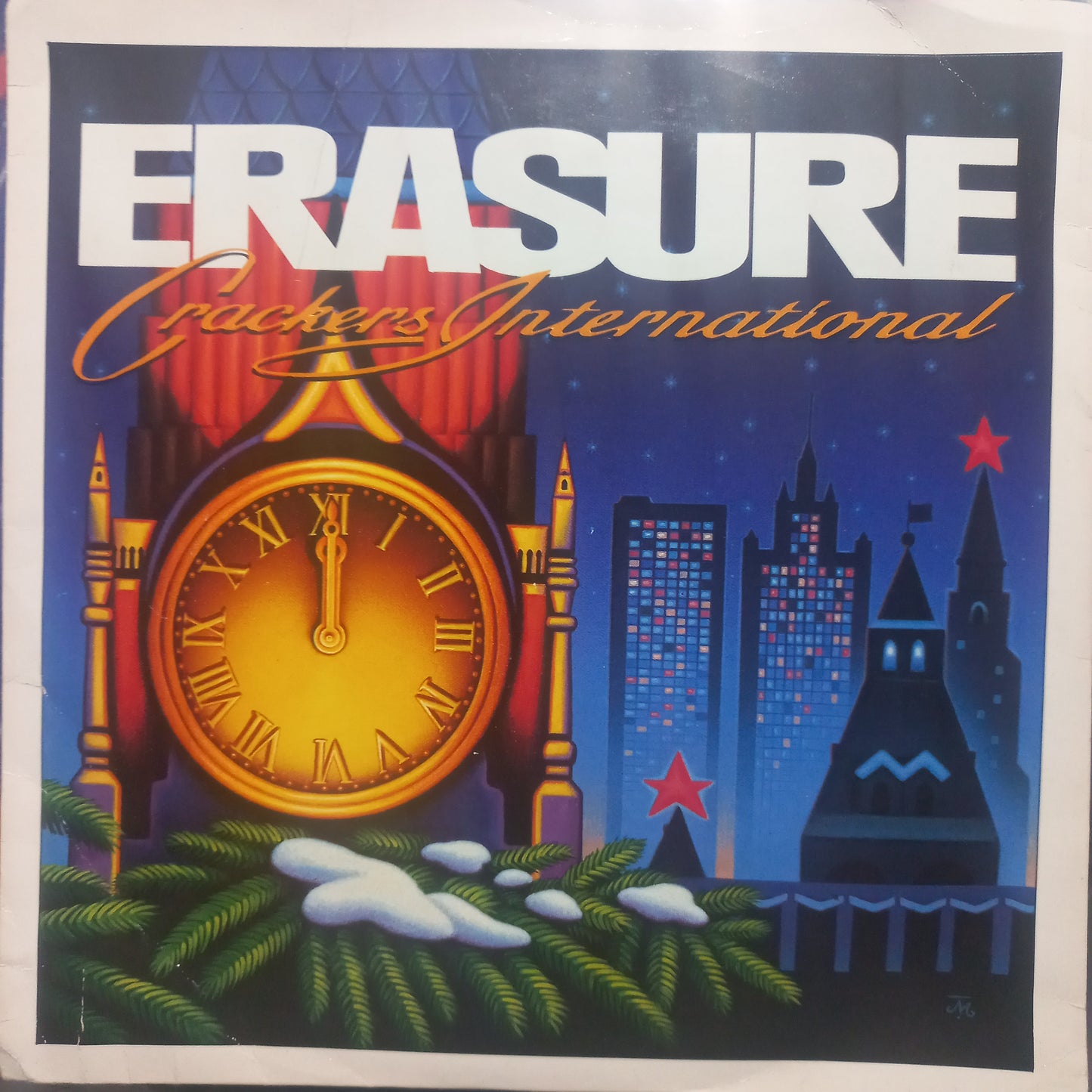 Erasure Stop Crackers International Simple 7" 2da. Mano Usado Muy Bien + VG+