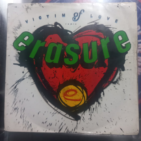 Erasure Victim of Love Simple 7" 2da. Mano Usado Muy Bien + VG+