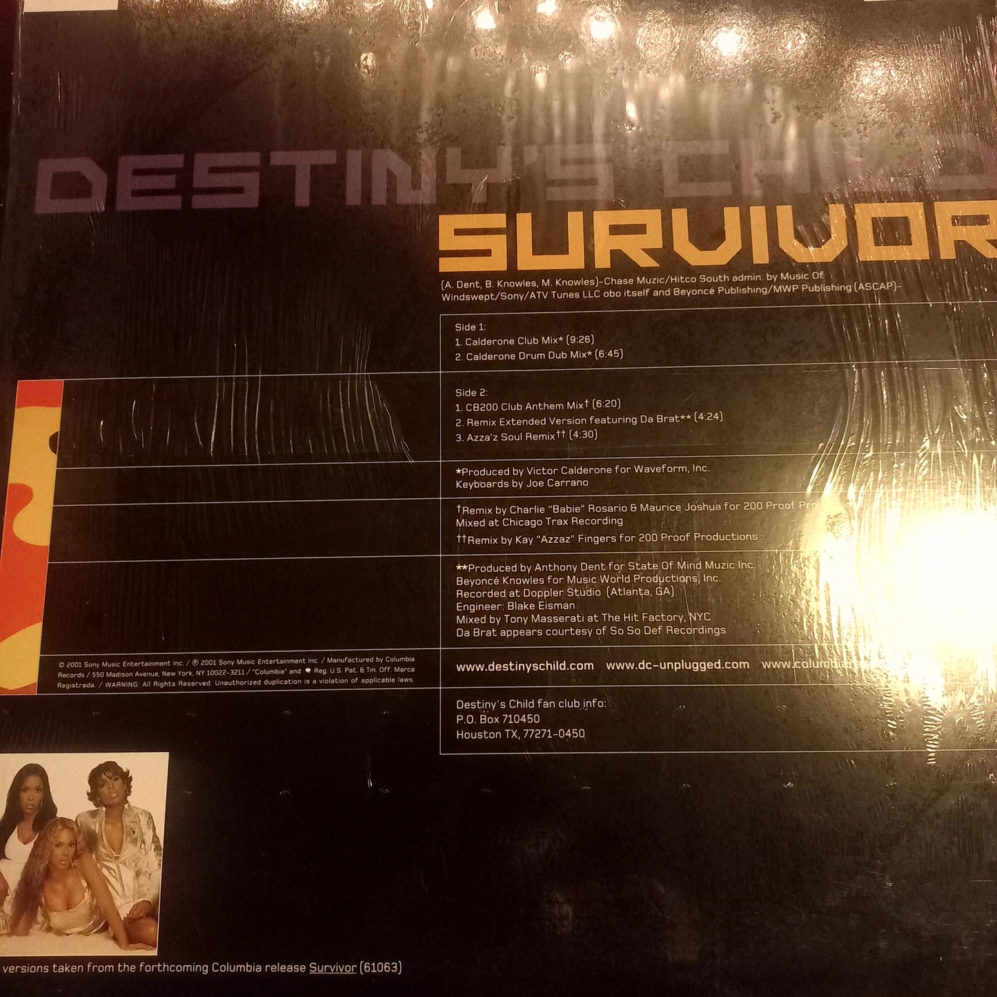 Destinys Child Survivor Dance Mixes Maxi 2da. Mano Usado en Excelente Estado