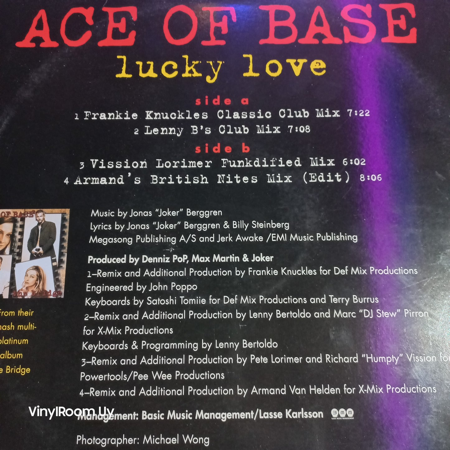 Ace of Base Lucky Love Maxi 2da. Mano Usado en Excelente Estado