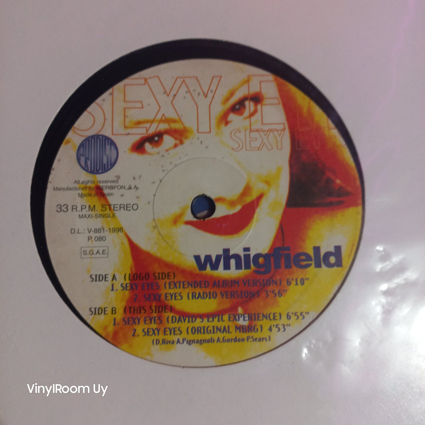 Whigfield Sexy Eyes Maxi 2da. Mano Usado en Excelente Estado