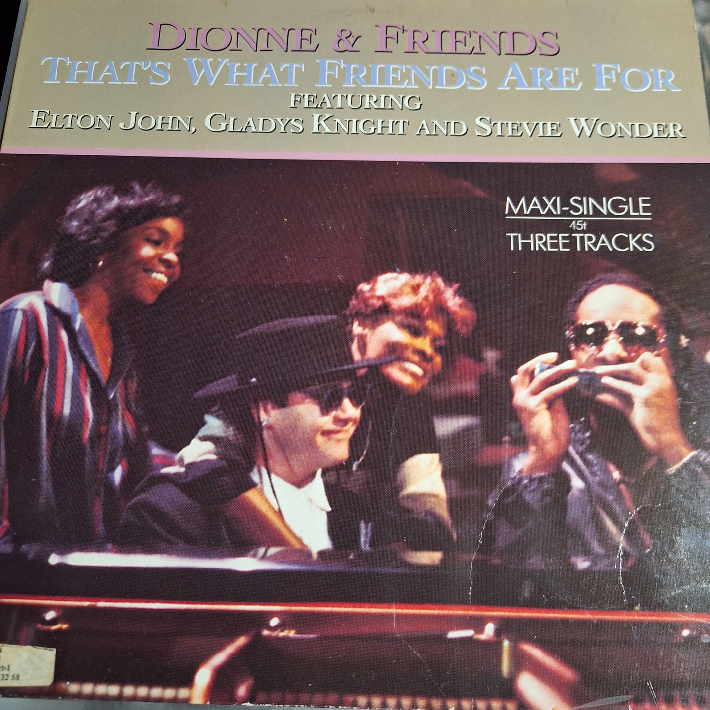 Dionne Warwick Thats What Friends are For Mix Maxi 2da. Mano Usado VG+