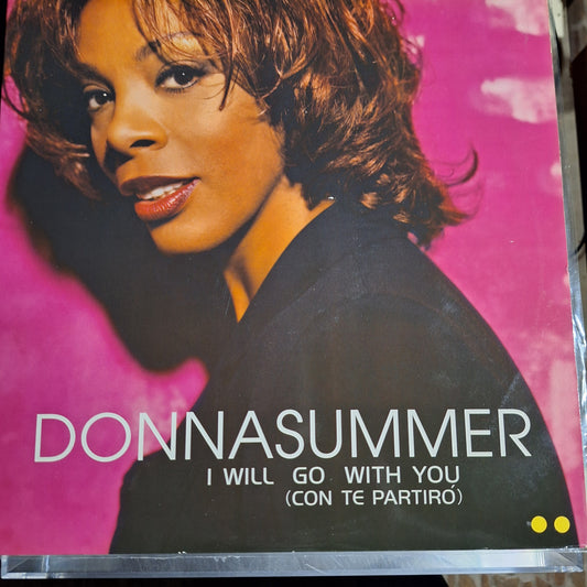 Donna Summer I will go With You Con te Partiro Maxi 2da. Mano Usado VG+