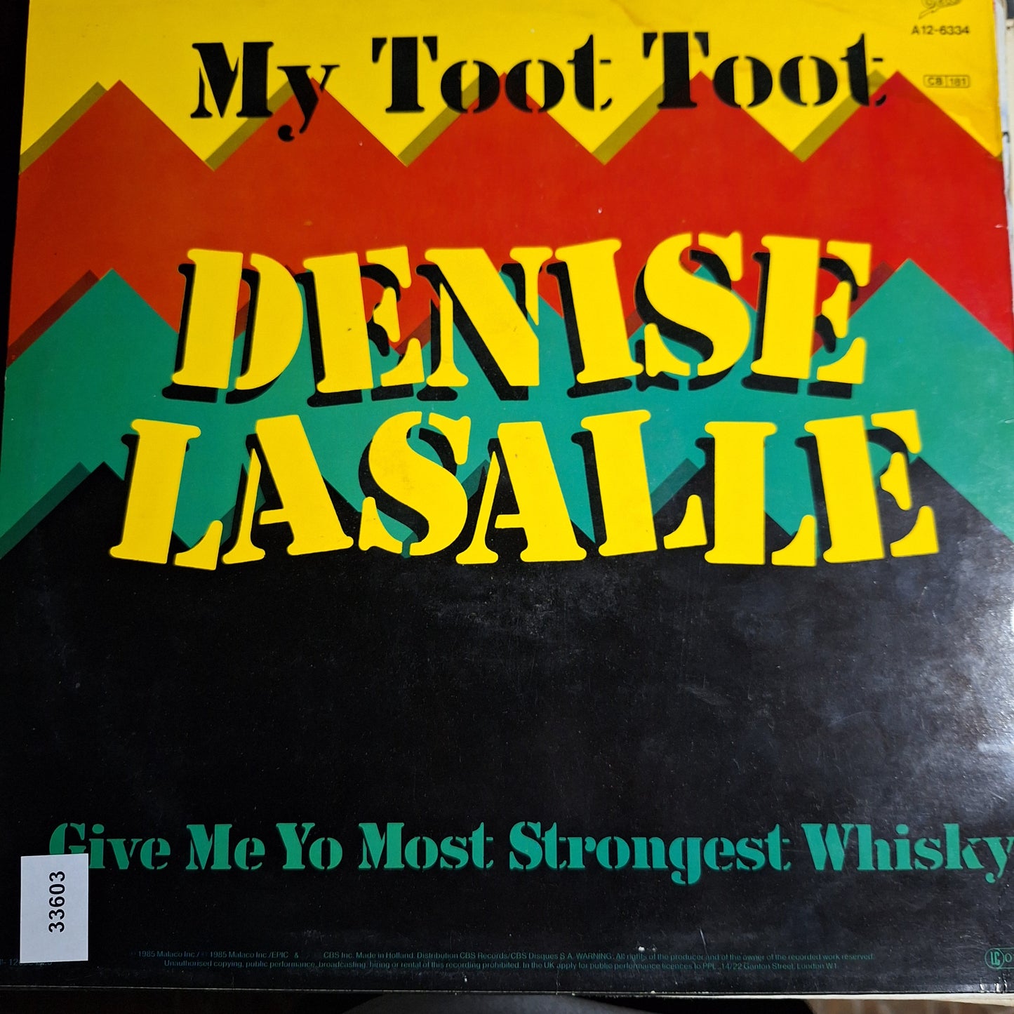 Denise Lasalle My Toot Toot Maxi 2da. Mano Usado VG+