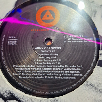 Army of Lovers Give My Life Maxi 2da. Mano Usado en Excelente Estado