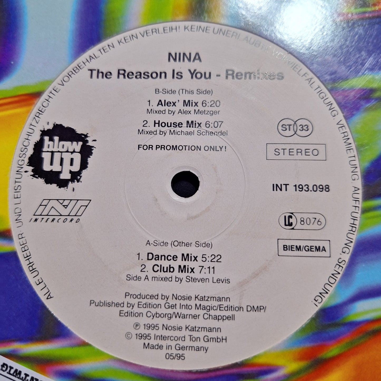 Nina The Reason Is You Maxi 2da. Mano Usado en Excelente Estado