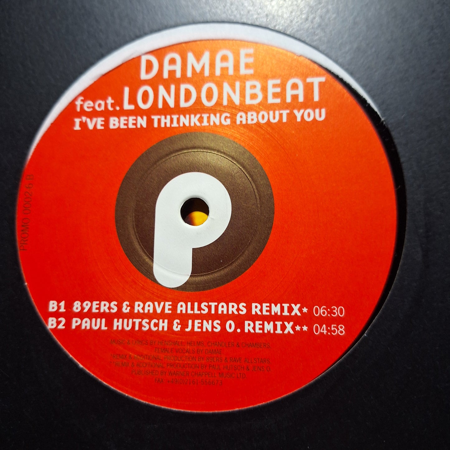 Londonbeat I ve Been Thinking About You Remixes Maxi Segunda Mano VG+