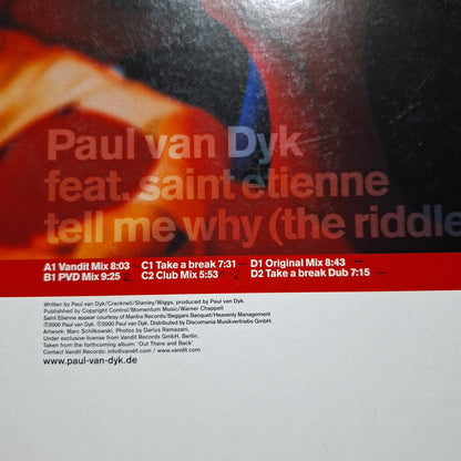 Paul Van Dyk Tell me Why Maxi 2da. Mano Usado VG+