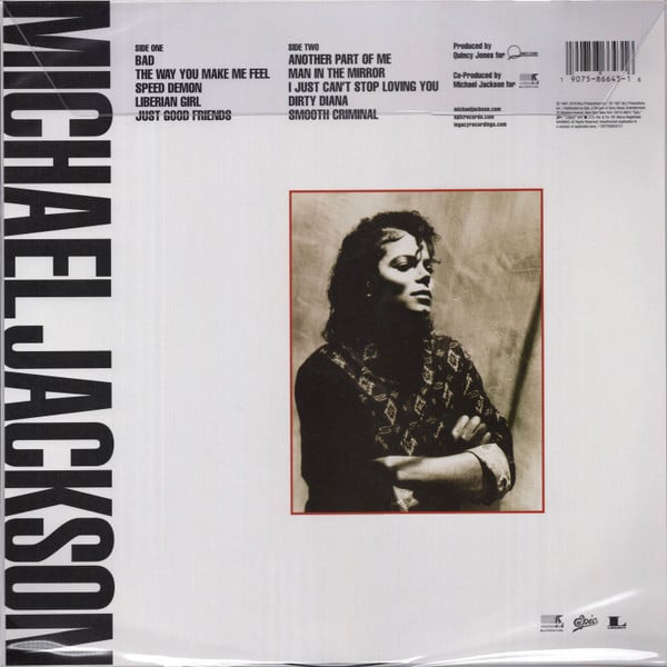 Michael Jackson Bad Picture LP Nuevo