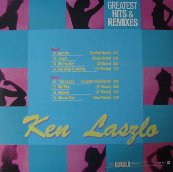 Ken Lazlo Greatest Hits and Remixes Italo Disco LP Nuevo