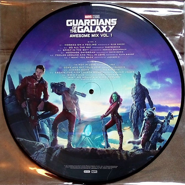 Compilado Varios Guardians of the Galaxy Picture LP Nuevo (copia)