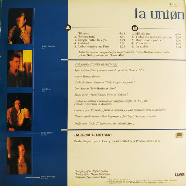 La Union Mil Siluetas LP Nuevo Inc. Lobo Hombre en Paris