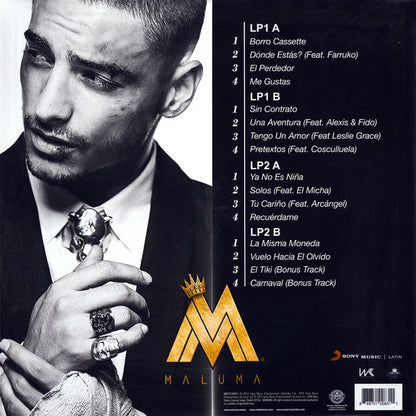 Maluma Pretty Boy Dirty Boy LP Nuevo