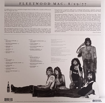 Fleetwood Mac Rumours Live Vinyl LP Nuevo