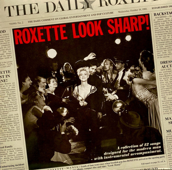 Roxette Look Sharp LP Nuevo