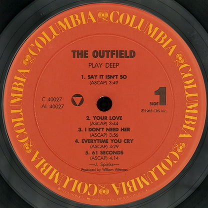 The Outfield Play Deep Vinyl LP Nuevo