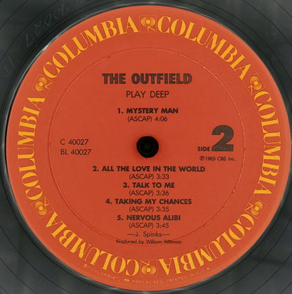 The Outfield Play Deep Vinyl LP Nuevo