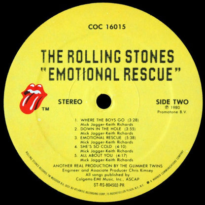 The Rolling Stones Emotinal Rescue LP Nuevo Half Speed Remaster