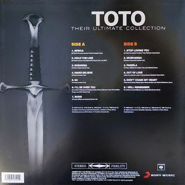 Toto Their Ultimate Collection LP Nuevo