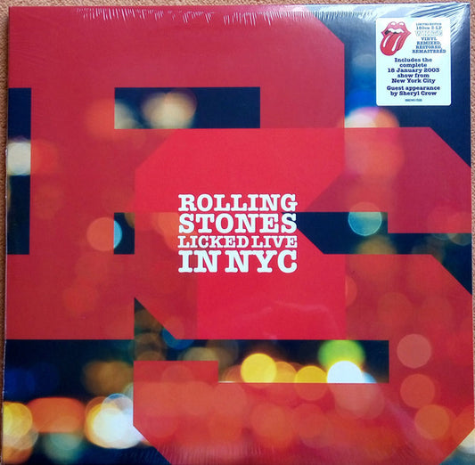 The Rolling Stones Licked Live LP Nuevo Triple