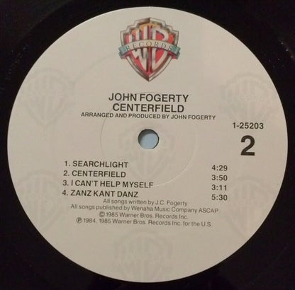 John Fogerty Centerfield LP Nuevo